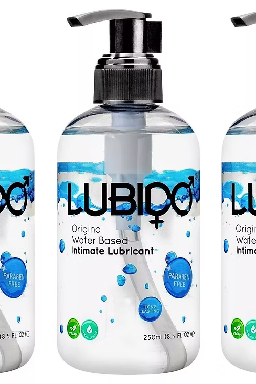 Lubido Water Based Lubricant 250ml Pump Packs + FREE 30ml Anal-Ease