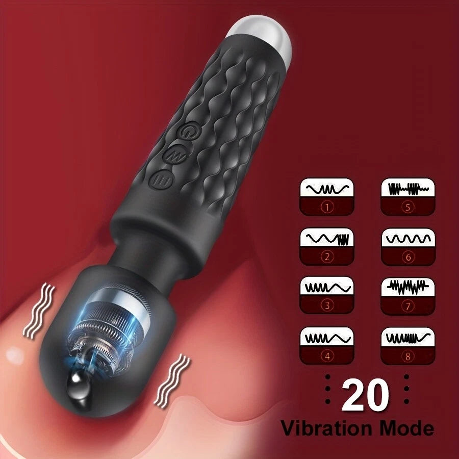 10" Dildo Double Head G-spot Clit Vibrator Massage Wand Adult Sex Toys for Women