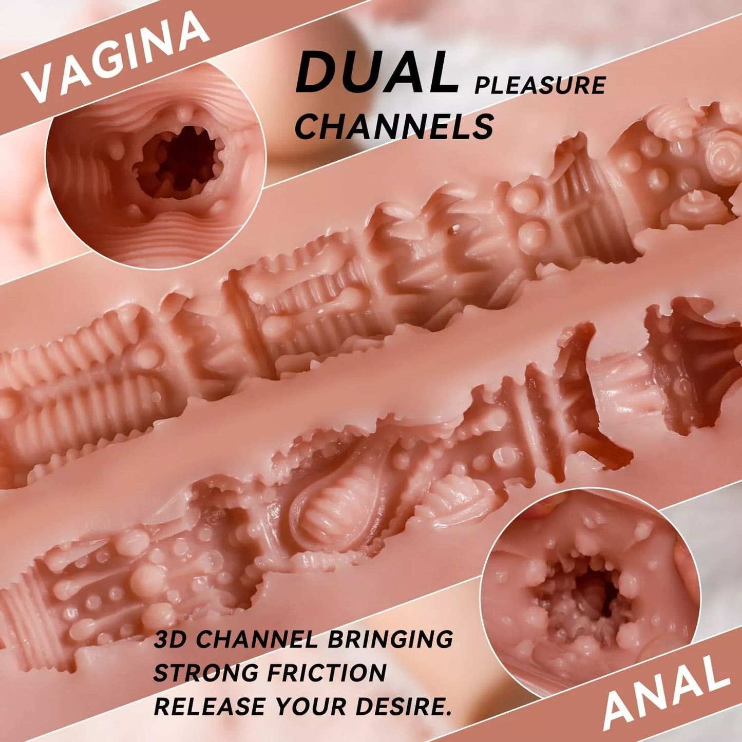 Sex Doll Realistic Torso Masturbator Butt Vagina Ass Adult Sex toy For Men Male