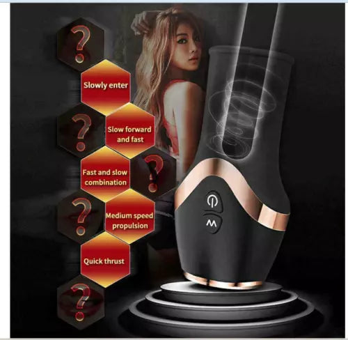 Automatic Handsfree Male Masturbator Cup Stroker Pocket Oral Sex Toy for Men UK