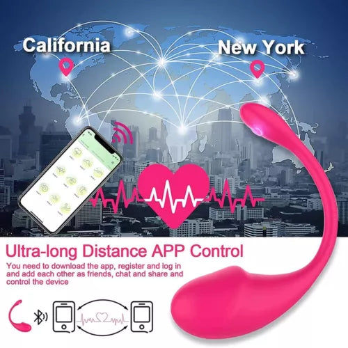APP Remote Clit Vibrator Wearable Bullet Egg G-Spot Stimulator Sex Toy for Women