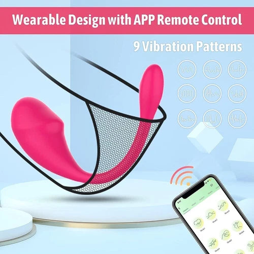 APP Remote Clit Vibrator Wearable Bullet Egg G-Spot Stimulator Sex Toy for Women