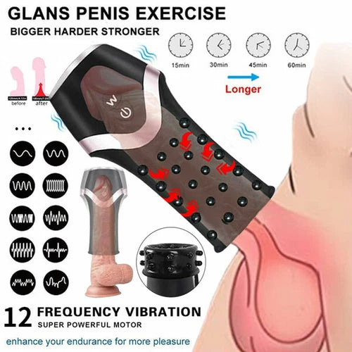 Automatic Handsfree Male Masturbator Cup Stroker Pocket Oral Sex Toy for Men UK