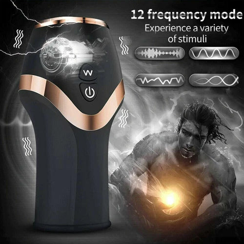 Automatic Handsfree Male Masturbator Cup Stroker Pocket Oral Sex Toy for Men UK
